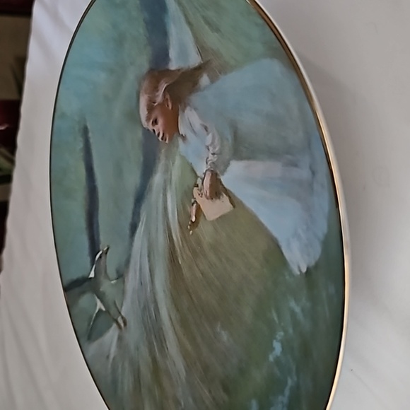 Thornton Ulz "A Friend In The Sky" Precious Moments Collection Plate - Picture 11 of 12